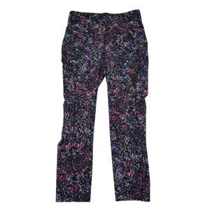 Lululemon Base Pace High Rise Crop 23" Inseam Floral Spray Size 6